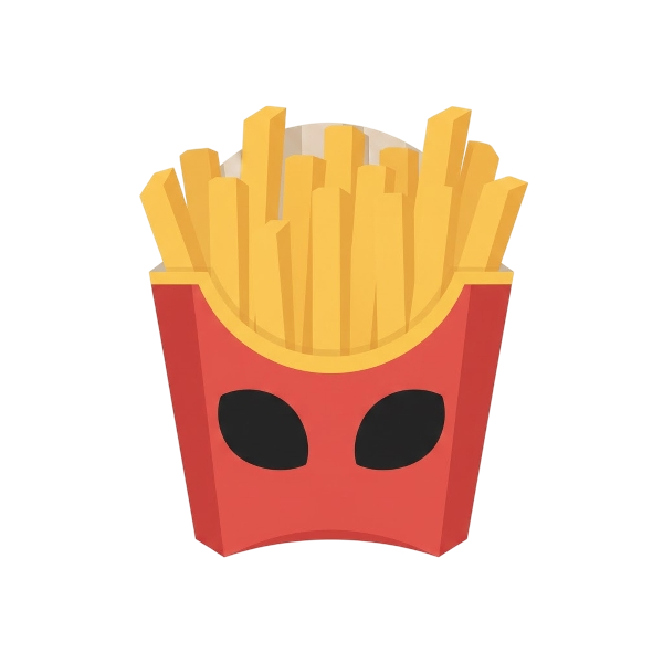 Alien and French fries