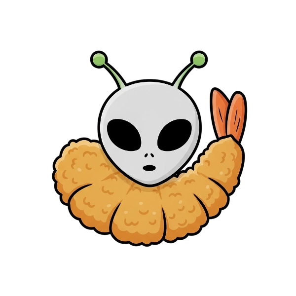 Alien and Fried shrimp