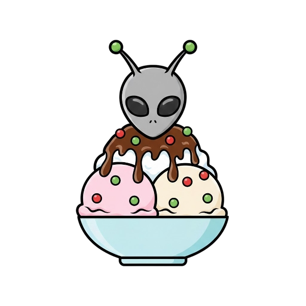 Alien and Ice cream