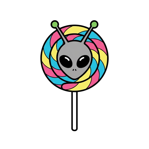 Alien and Lollipop