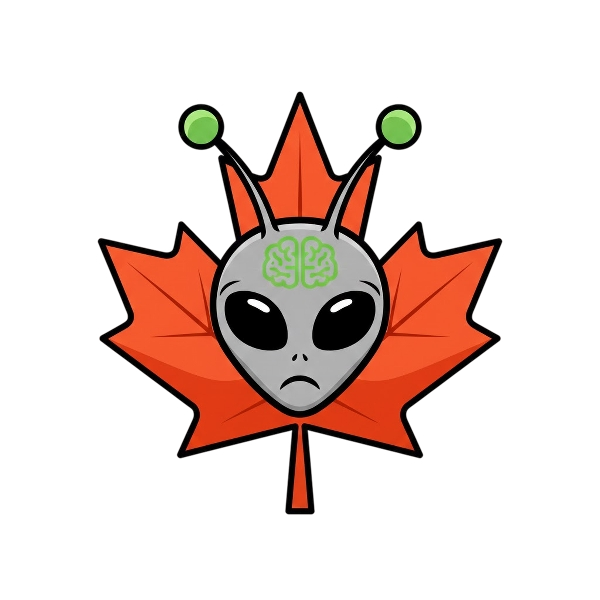 Alien and Maple leaf