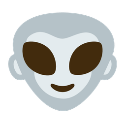 alien and monkey face