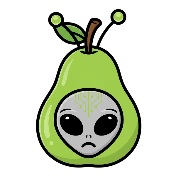Alien and Pear