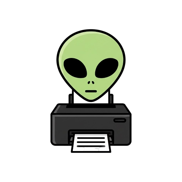 Alien and Printer