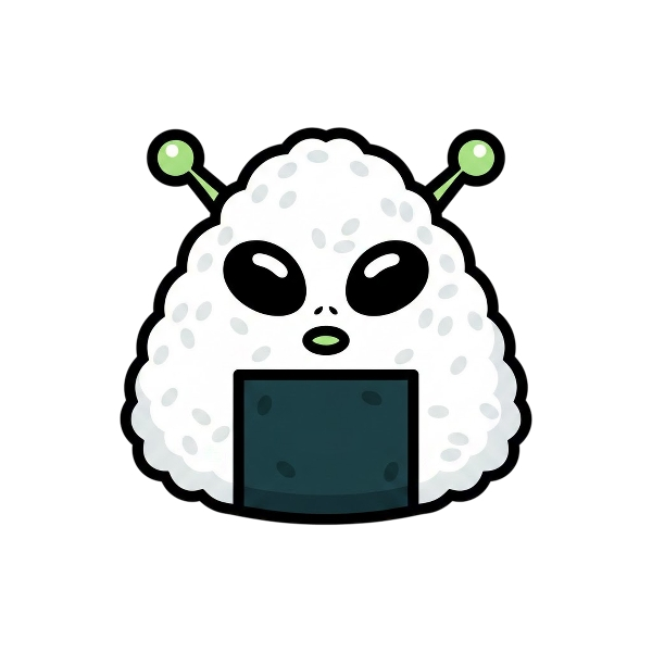 Alien and Rice ball