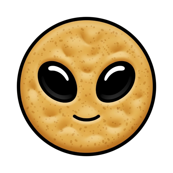 Alien and Rice cracker