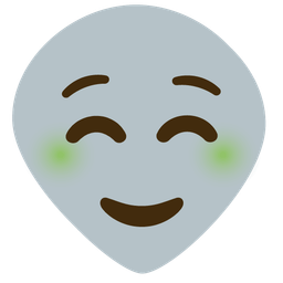 Alien and Smiling face