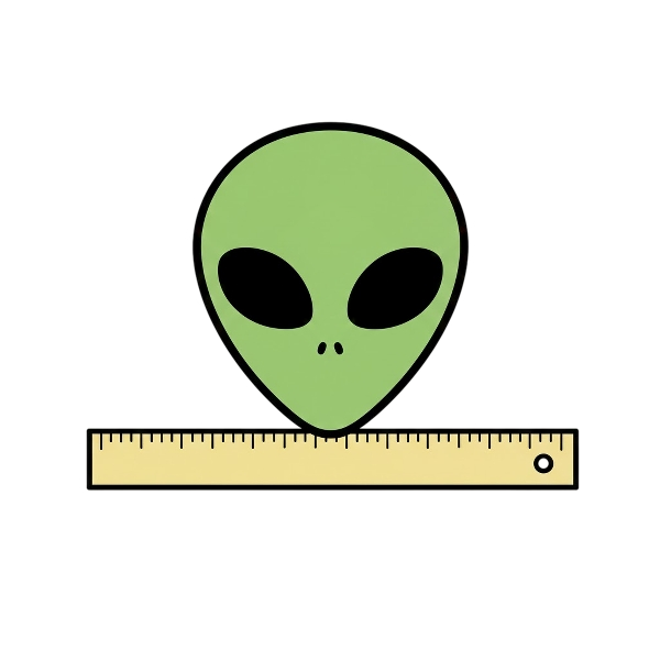 Alien and Straight ruler