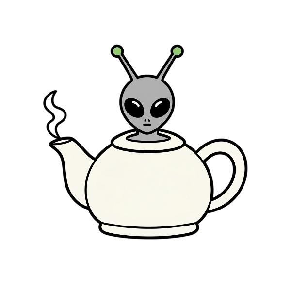 Alien and Teapot