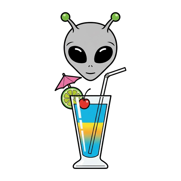 Alien and Tropical drink