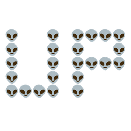 alien and UP! button