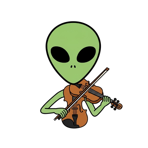 Alien and Violin