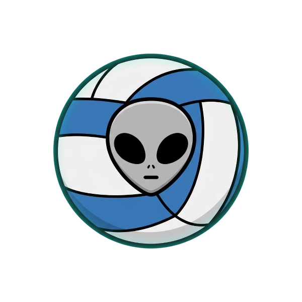 Alien and Volleyball