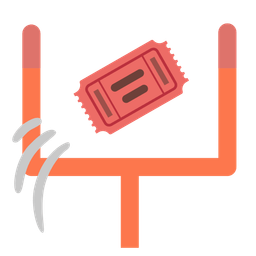 american football and admission tickets