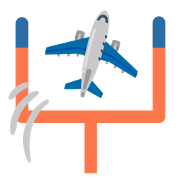 american football and airplane