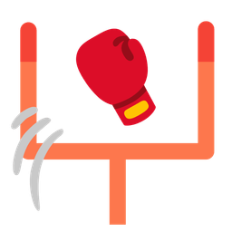 american football and boxing glove