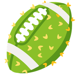 american football and cactus