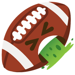 american football and face vomiting