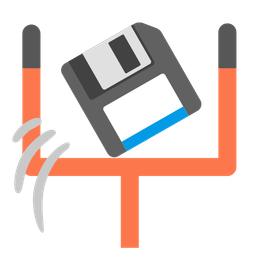 american football and floppy disk