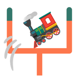 american football and locomotive