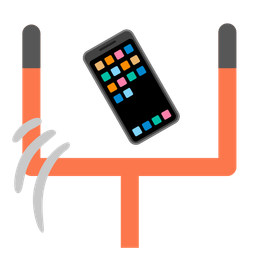 american football and mobile phone