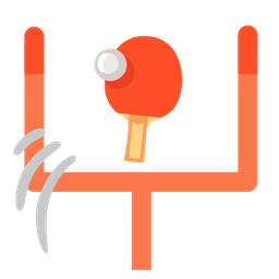 american football and ping pong