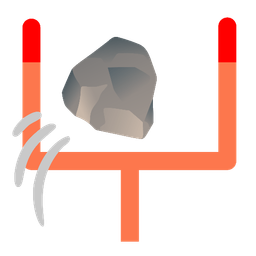 american football and rock