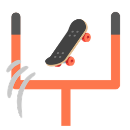 american football and skateboard