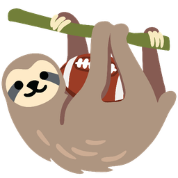 american football and sloth