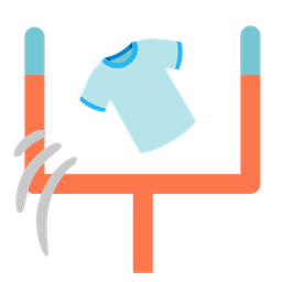 american football and t-shirt