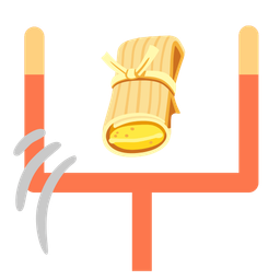 american football and tamale