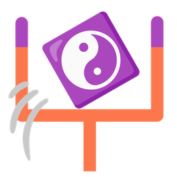 american football and yin yang