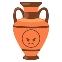 Amphora and Angry face