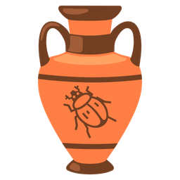 Amphora and Beetle