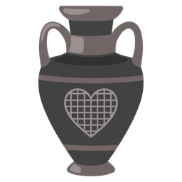 Amphora and Black heart