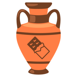 Amphora and Chocolate bar