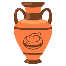 Amphora and Curling stone