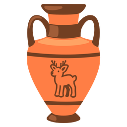 Amphora and Deer
