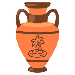 Amphora and Desert island