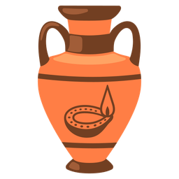 Amphora and Diya lamp