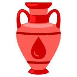 Amphora and Drop of blood