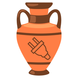 Amphora and Electric plug
