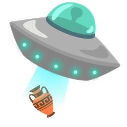 Amphora and Flying saucer