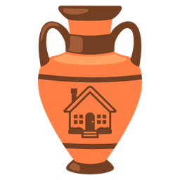 Amphora and House