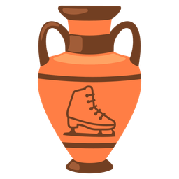 Amphora and Ice skate