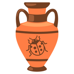 Amphora and Lady beetle