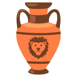 Amphora and Lion