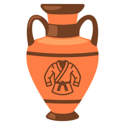Amphora and Martial arts uniform