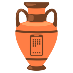 Amphora and Mobile phone