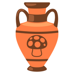 Amphora and Mushroom